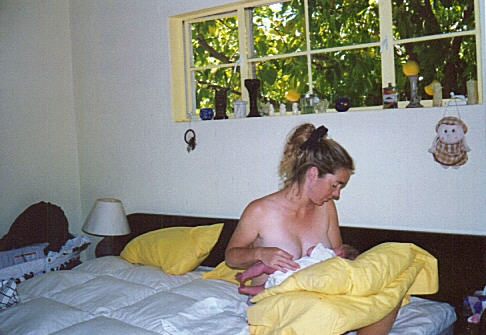 Baby Kati-May feeding